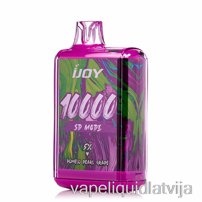 Ijoy Bar Sd10000 Vienreizējās Lietošanas Pomelo Pearl Grape Vape šķidrums